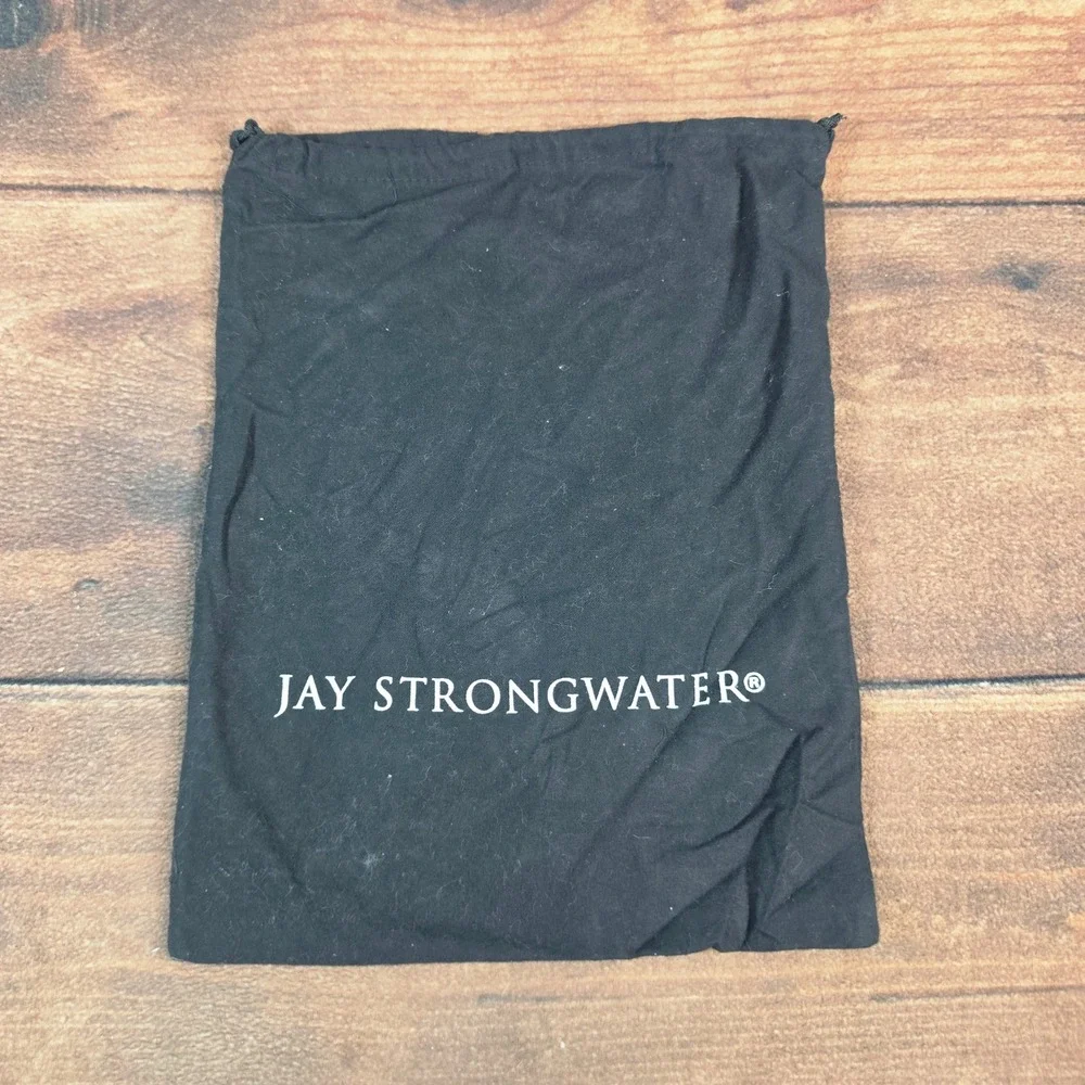 Jay Strongwater Dust Bag Large Black Excellent Drawstring Storage Pouch